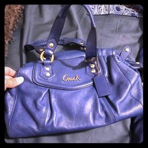Coach Royal Blue purse.